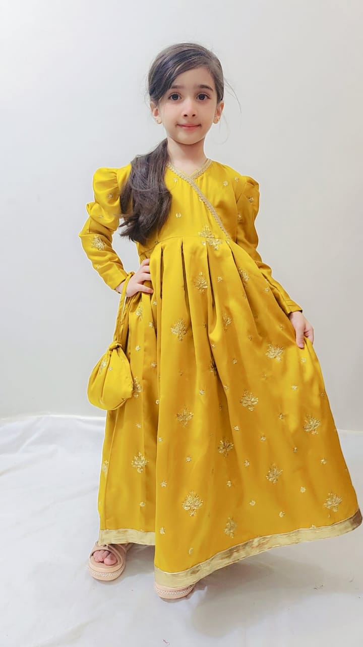 Elegant Embroidered Kids Suit – Spring 2025 Collection