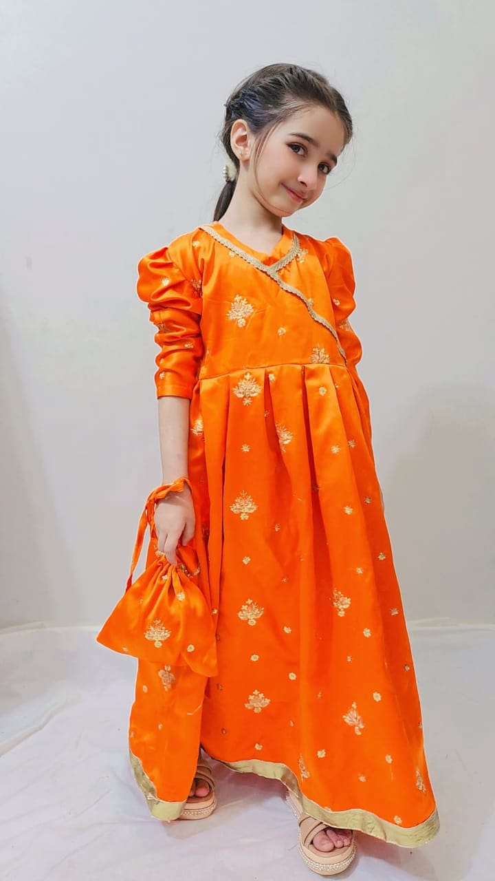 Elegant Embroidered Kids Suit – Spring 2025 Collection